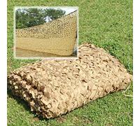 Reinforced Camo Netting 2×3m 3×3m 3×4m 3×5m 4×5m 4×8m,Garden Pergola Decorative Shade Net,Camouflage Netting Military,Camping,Hunting,Sunscreen Camouflage Net,Car Cover,Yellow-4x4m(13.1*13.1ft)