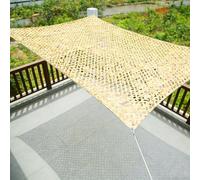 Reinforced Camo Netting for Pergola, Camouflage Netting Yellow 2x4m 3x6m 3x9m 2x6m 4x4m 4x5m Dual Mesh garden Sunshade Camping Camouflage Camo Net(3x3 M)