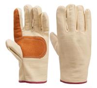 Reinforced Canvas Welding Gloves Double Layer Heat Resistant