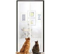Reinforced Cat Screen Door 90 X 220 Cm, Heavy Duty Pet Safe Screen Door With Zipper On Both Sides, Prevent Dogs And Cats From Leaving Home, Bedroom, Living Room (Color : B, Size : 95x220cm)