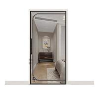 Reinforced Cat Screen Door Baby Gate Fits Door Size 40''x 96'', Thickened Pet Resistant Mesh Screen Door For Living Room, Bedroom, Kitchen, Patio, Dog Cat Scratch Proof Screen With Zipper Closure (Co