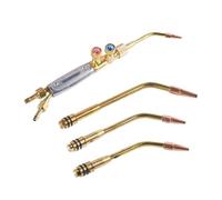 Reinforced Copper Oxygen Oil Welding Torch Oxy Oil with Cutting and Heating Nozzles for Industrial Use Oxy Acetylene Cutting Accessories