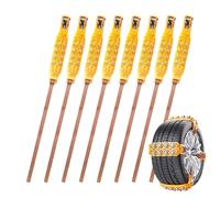 Reinforced Drive - Winter Tire Chain Kit Stabilizer, Universal Wheel Wrap | Ice Mud Climbing Support Device, Highway Mountain Travel Equipment, Cold Weather Mobility Aid Accessory