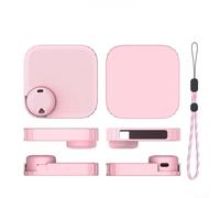 Reinforced Edge Silicone Case for Anker Work Voice Recorder Enhancing Corner and Button Area Protection (Pink（G133))
