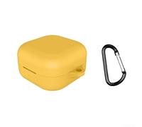 Reinforced-Edge Silicone Case for Samsung Buds 4 and Buds 4 Pro Designed for Structural Integrity and Charging Alignment (Yellow)