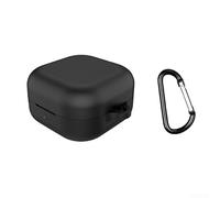 Reinforced-Edge Silicone Case for Samsung Buds 4 and Buds 4 Pro Designed for Structural Integrity and Charging Alignment (Black)