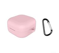 Reinforced-Edge Silicone Case for Samsung Buds 4 and Buds 4 Pro Designed for Structural Integrity and Charging Alignment (Pink)