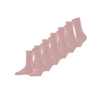 FALKE Women's Happy Multipack W So Cotton Plain 6 Pairs Socks, Pink Blossom 8645, 2.5-5