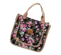 Reinforced Fabric Carryall with Expandable Compartment Lightweight Bag for Workouts Commute & Travel Gear Canvas Bag