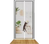 Reinforced Fly Screen Door for Cats, 150 X 220 Cm. Heavy Duty Pet Fly Screen Door with Zipper to Prevent Dogs and Cats from Leaving The House (Color : B, Size : 120x220cm)