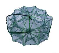 Reinforced For Fishing Trap Net Designed for Catching Fish and Crabs Automatic Folding for Convenience (24 holes)