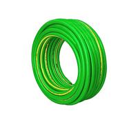 Reinforced Garden Hose 1/2 Inch 15 Meter | Radial Braided Multi-Purpose Kink Resistant Master Hose | 4 Layers Hose UV Protected Watering Hose for Gardens, Lawns and Other Watering Purposes - Green