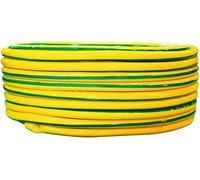 Reinforced Garden Hose | Radial Braided Multi-Purpose Kink Resistant Master Hose | 4 Layers Hose UV Protected Watering Hose for Gardens, Lawns and Other Watering Purposes (1/2 Inch 50M, Yellow)