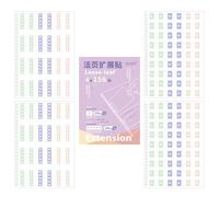 Reinforced Hole Stickers - 156 Colorful Punch Protectors, Self-Adhesive Paper Rings, 48 Five-Hole & 108 Single-Hole Labels | Perfect for Memo Organization, Loose-Leaf Notebooks, Classroom and Office U