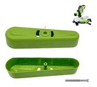 Reinforced Metal Saw Guard 24.4x6x4.5cm Reinforced Metal Saw | Strong aluminum alloy, enhanced longevity, green finish, 24.4cm length, robust shielding