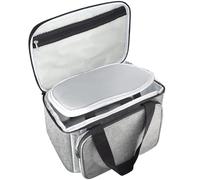 Reinforced Metal Zipper Handbag Foam Lining Secure Storage Polyester Storage Bag Heat Press Equipment Modern Design Heat Press Tool Carrier Bag