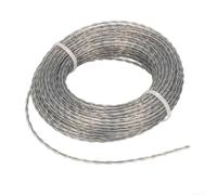 Reinforced Mower Cord 2 Pack 10M Spools Reinforced Heavy Duty Nylon Cord For Grass Trimmer Lawn Mower, 20M Total Length Wire Refill(10mx2mm 2pcs)