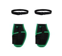 Reinforced Multi Compartment Tool Pouches 1 Pair with Fast Release Buckles for Outdoor Maintenance Construction Workshop Clip on Tool Belt for Workers