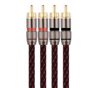 Reinforced Multimedia Cable with Two Layer Architecture for Quieter Sound Reduction Low Loss Sound Cable