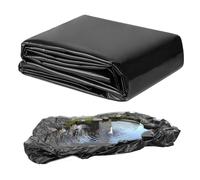 Reinforced Pond Liner 2x4m 3x7m 6x9m 7x8m 10x12m - Foldable Waterproof Cover for Outdoor Ponds Streams Fountains and Pools (6x7m)
