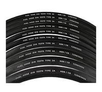 Reinforced Rubber Fuel Hose Pipe E10 Unleaded Petrol Diesel Water Oil Line Fuel Pipe Universal Industrial Use (6mmx12mm-5 Meters)