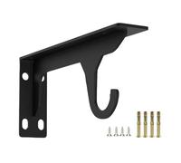 Reinforced Shelf Brackets with 110kg Load Capacity Cold Roll Steel Wall Mount for Shelving Garage Workshop Cold Rolled Steel Shelf Brackets