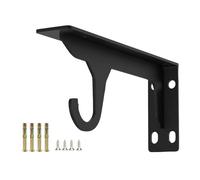 Reinforced Shelf Brackets with 110kg Load Capacity Cold Roll Steel Wall Mount for Shelving Garage Workshop Wall Brackets for Shelves