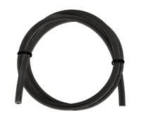 Reinforced Silicone Heater Hose, High Performance Black Universal Silicone Tube Hose Silicon Tubing(ID 3MM 2M)