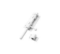 Reinforced stainless steel bolt made from 304 material featuring a lock hole and thickened core for superior locking strength and durability (white)