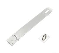 Reinforced Stainless Steel Padlock Buckle for Maximum Durability and Peace of Mind in Home Security (10 inches)