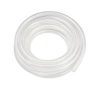 Reinforced Transparent Hose Pipe - 5 Meter | PVC Clear Hose with Braided Mesh | 8mm ID (5/16”), 15mm OD | Flexible Multipurpose Pipe for Air, Water, Low-Pressure Fluids, Gardening & Industrial Use