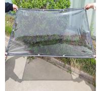 Reinforced Transparent Tarp Sheet,Waterproof Clear Tarp With Grommets,Heavy-Duty Transparent Tarpaulin,Anti-Aging,for UV Rays,Dust,Rain,Snow,W*H-1.1x2.5