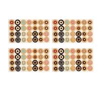 Reinforcement Labels | Round Sticky Circles for Evaluation | Self-Adhesive Hole Protectors for Paper | Binder Reinforcement Circles with Strong Adhesive, Paper Hole Labels with Tear Resistant