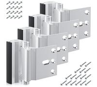 Reinforcement Lock 3inch Sturdy Home Security Lock with 8 Screws 800lbs of Force Childproof Safety Stop Unauthorized Entry for Home Privacy