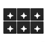 Reinforcement Plate Kit For Door Locks Featuring Stainless Steel Construction And Front Ball Support To Strengthen And Secure Door Locks Effectively(6pcs)