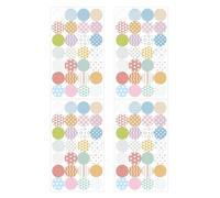 Reinforcement Rings for Folders - Circular Adhesive Stickers for Stabilising Writing Sheets, Protection Points Against Tearing on Stapling Mechanics, Useful Repair Aid for School Documents, Sketches,