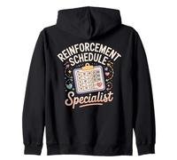 Reinforcement Schedule Specialist Applied Behavior Analysis Zip Hoodie