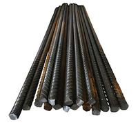 Reinforcing Steel Bar for Concrete Rebar Reinforcement - 8mm 10mm & 12mm ø - High Tensile Ribbed Metal Rod, 2 Lengths (5, 8mm x 450mm)