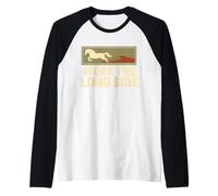 Reining Rider Western Reining Reiner Slide Stop Spin Stop Raglan Baseball Tee
