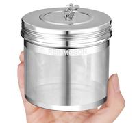 Reinmoson 2 Pack Large Tea Ball Infuser for Loose Leaf & Spice - 304 Stainless Steel, Threaded Lid, Chain Hook, Extra Fine Mesh Strainer for Herb, Iced Tea, Cooking Soup