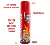Reinold Max - Stop Fire - Fire Extinguisher For Home Caravan Camping Car Truck 500 G