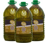 Reinos de Taifas Extra Virgin Olive Oil - single variety from Andalucia Spain, olive oil high polyphenols with low acidity, unfiltered evoo for cooking frying dressing shots drinking (15L, Picual)