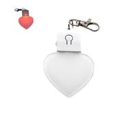REINREUDE Purse Light, LED Handbag Light Purse Lamp - Rechargeable Heart-Shaped Button Glowing Night Light, Carry Around Multi-Color Lights Keychain Bag Charm Accessories for Women Men All Ages