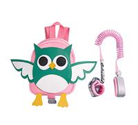 Reins Walking Harness for Children Backpack Kid Anti Lost Wrist-Cuff with Bungee Straps Link Walking Toddler Belt Cartoon Anti-Lost Strap Rucksack for Boys Girls
