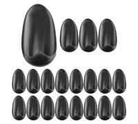 Reinscer 10 Pairs Black Plastic Hairdressing Dye Coloring Ear Cover Shield Protector