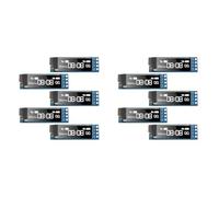 Reinscer 10 Pieces I2C Display Module 0.91 Inch I2C OLED Display Module I2C OLED Screen Driver DC 3.3V-5V(White Light)