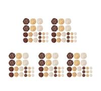 Reinscer 105 Pcs/Lot Mixed 3 Colors Rattan Balls Vase Fillers for Wedding Party, Three Size(3cm/5cm/7cm)