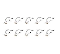 Reinscer 10pcs 27MM Guitar Pickup Piezo Transducer Prewired Amplifier with 6.35MM Output Jack