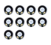 Reinscer 10Pcs 36mm 16 Ohm 1W Aluminum Housing Internal Magnet Speaker