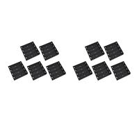 Reinscer 10PCS 4X 21700 Battery Holder Storage Box Case ABS Fireproof Power Bank Cases Slot Batteries Container with